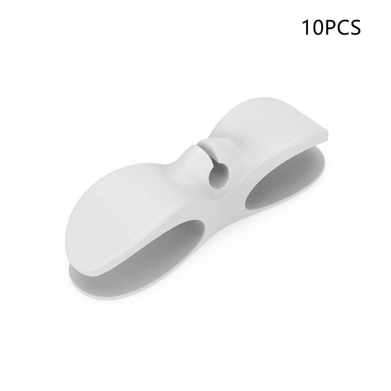 Organisateur de câbles métalliques, Clip de gestion de retenue de prise, enrouleur de cordon d'alimentation adhésif, appareils de cuisine domestiques, enrouleur Durable