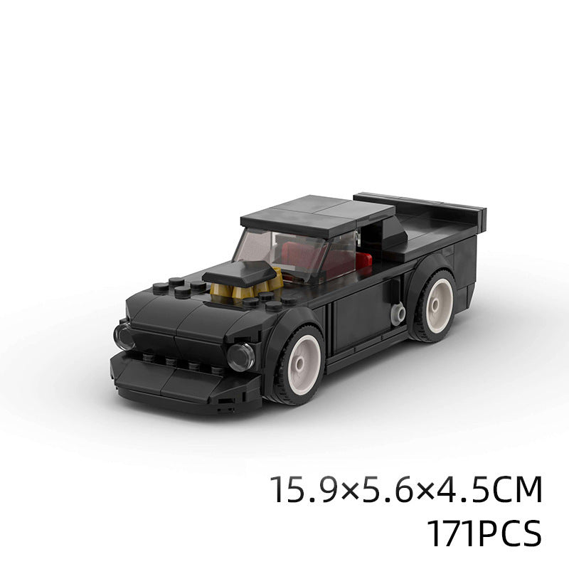 Jouets pour enfants, modèle de voiture de sport et blocs de construction à petites particules, jouets éducatifs MOC