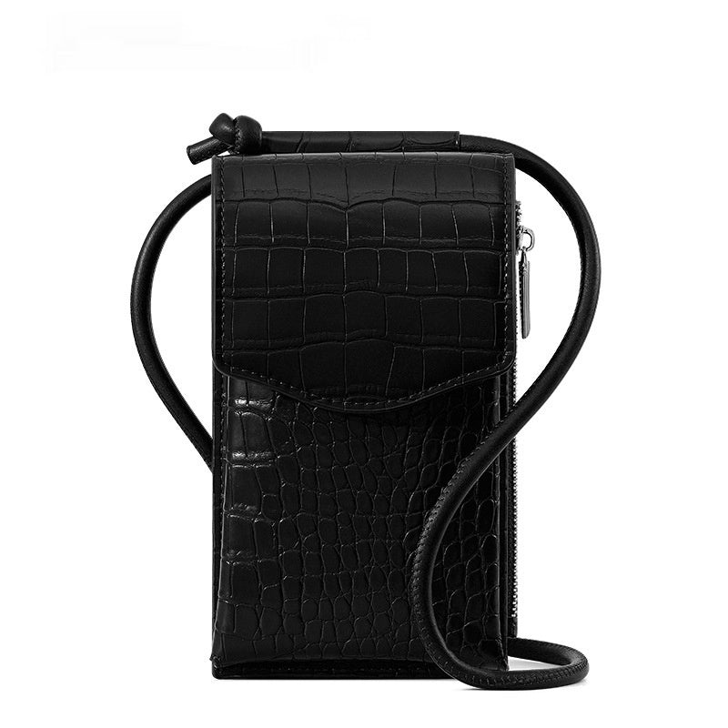 Simple Large Capacity Stone Pattern Mobile Phone Bag
