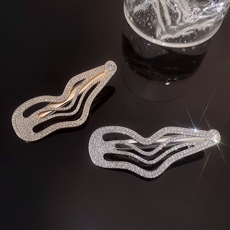 Líneas irregulares Bang Sweet Cool Clip lateral de diamante completo