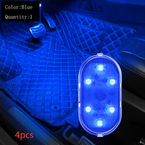 Lampe à capteur tactile sans câblage, libre de coller l'éclairage d'ambiance intégré