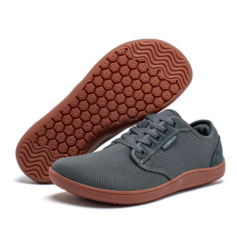 Zapatos casuales deportivos de fondo suave de cuero de gamuza de otoño para hombres
