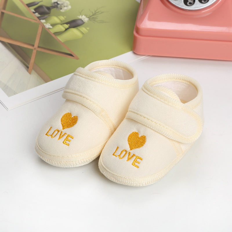 Printemps et automne bébé chaussure unique chaussures de marche antidérapantes à semelle souple pour bébé