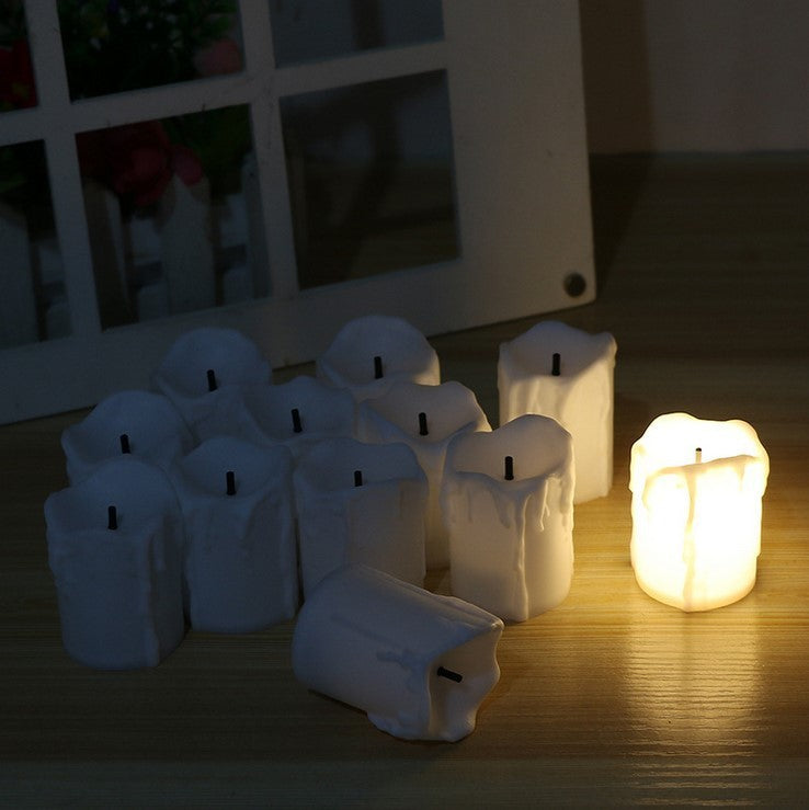 Bougie Larmes LED Bougie Électronique Larmes Bougie Barre De Mariage Bougie Décorative Bougie De Noël
