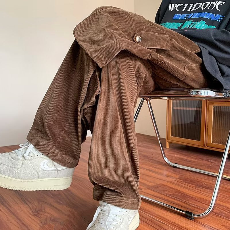 Corduroy Workwear Men's Casual Pants