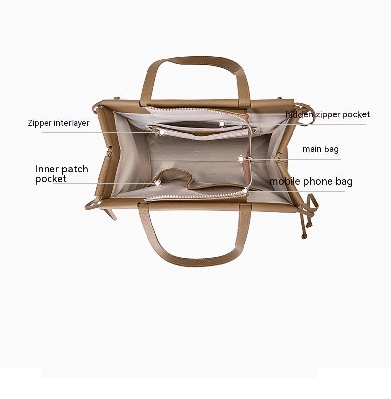 Bolso de hombro de alta calidad para mujer, nueva moda de gran capacidad