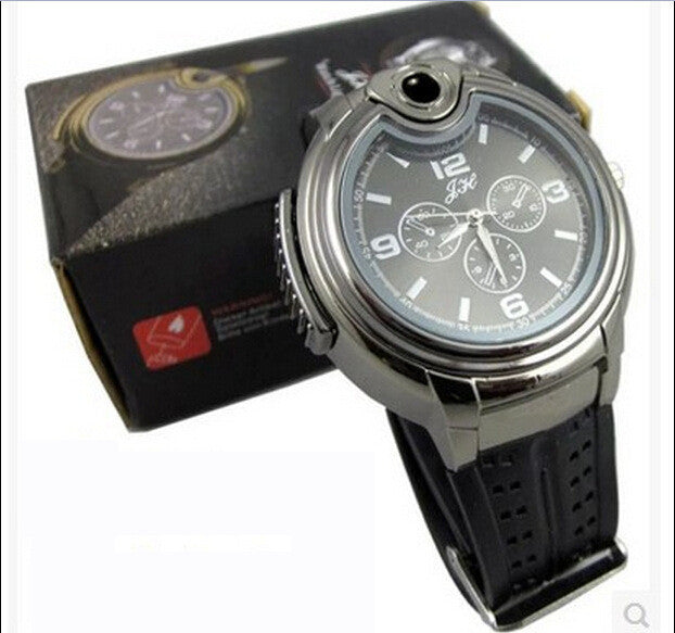 Encendedor de mano electrónico que indica fuego