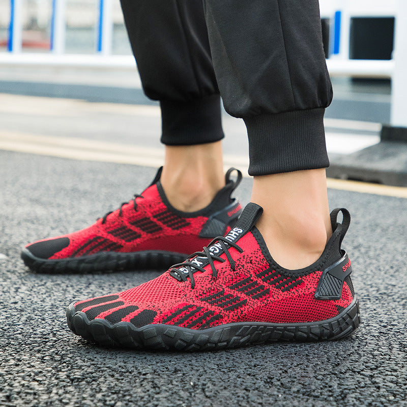 Men's Sports Leisure Mountaineering Shoes Hollow-out Fly Knit