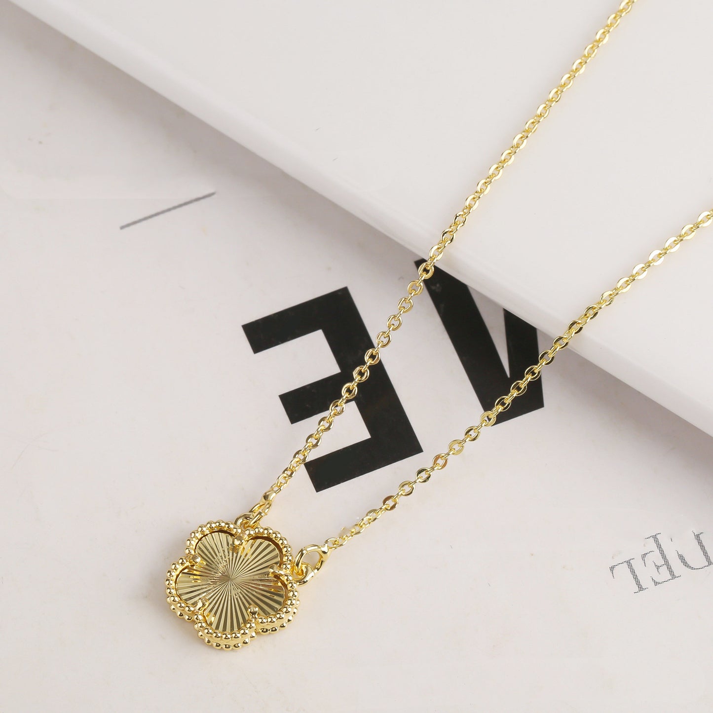 Five-petal Flower Hanging Necklace For Women