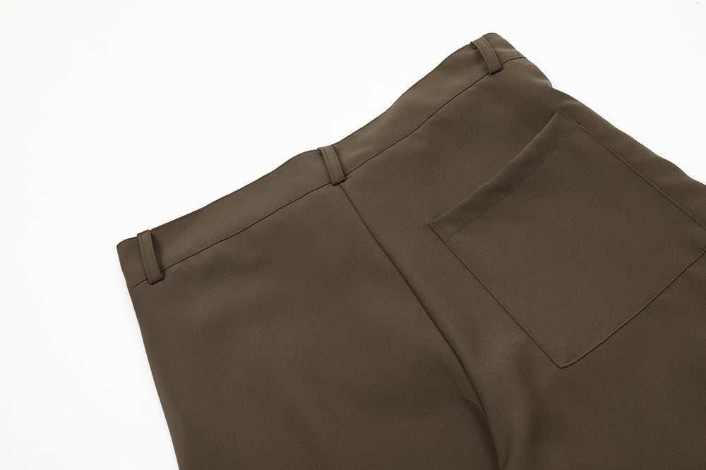 Fashion Men's Loose Wide-leg Straight Trousers
