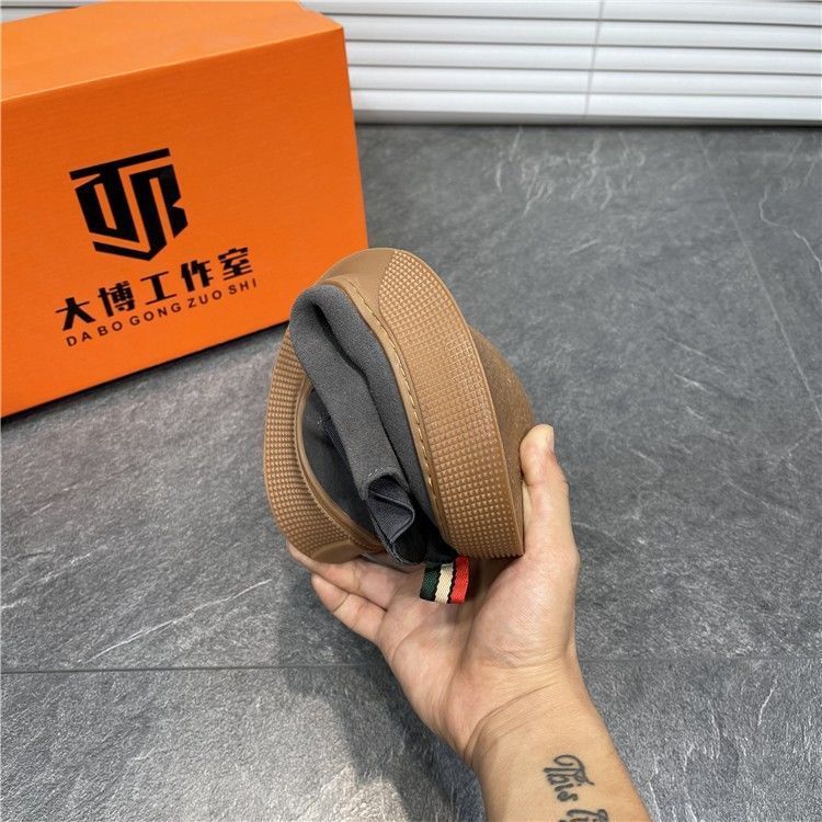 Zapatos casuales de algodón cálido de terciopelo de invierno para hombre