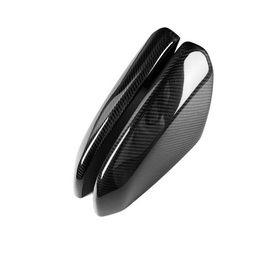 Autocollant de coque de rétroviseur en Fiber de carbone, accessoires de Modification de voiture, housse de protection