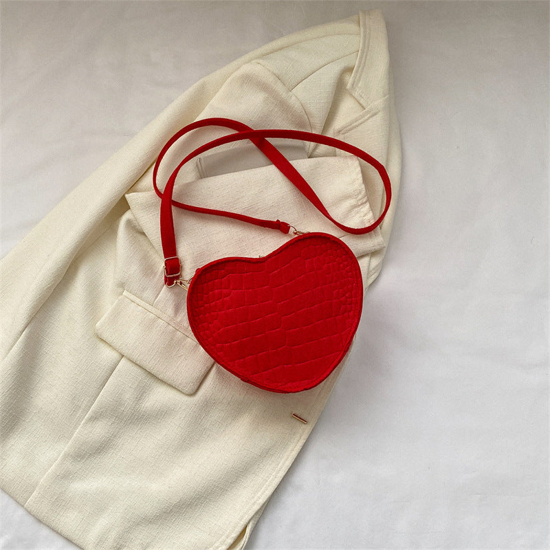 Bolso oblicuo simple y fresco Bolso de hombro de simplicidad popular