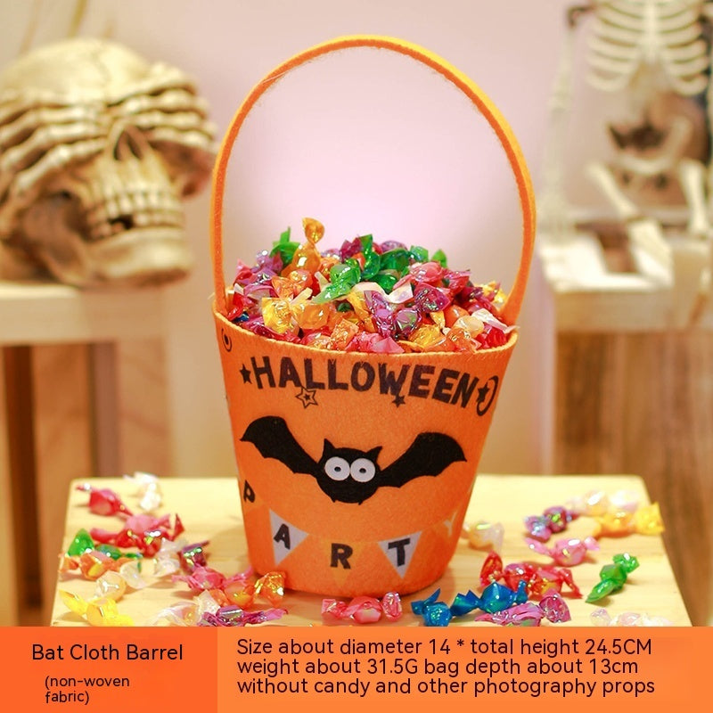 Halloween Pumpkin Bag Portable Children Props