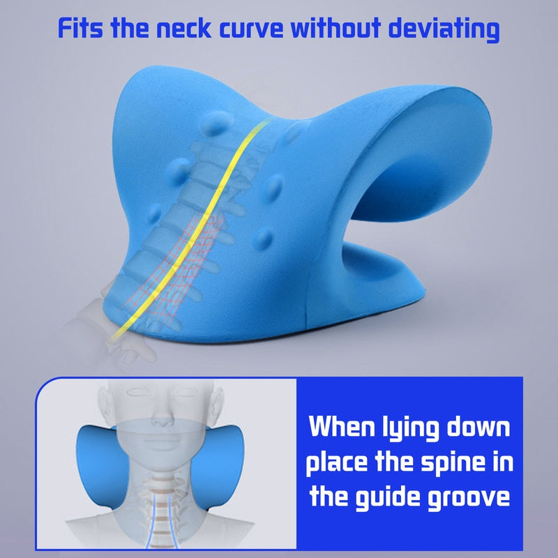 Étirement de la colonne cervicale, Relaxation musculaire par gravité, Traction, civière du cou, oreiller de Massage des épaules, soulage la douleur, Correction de la colonne vertébrale