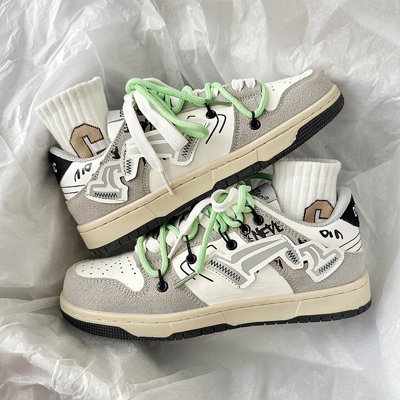 Zapatos de tabla antideslizantes de corte bajo para hombres