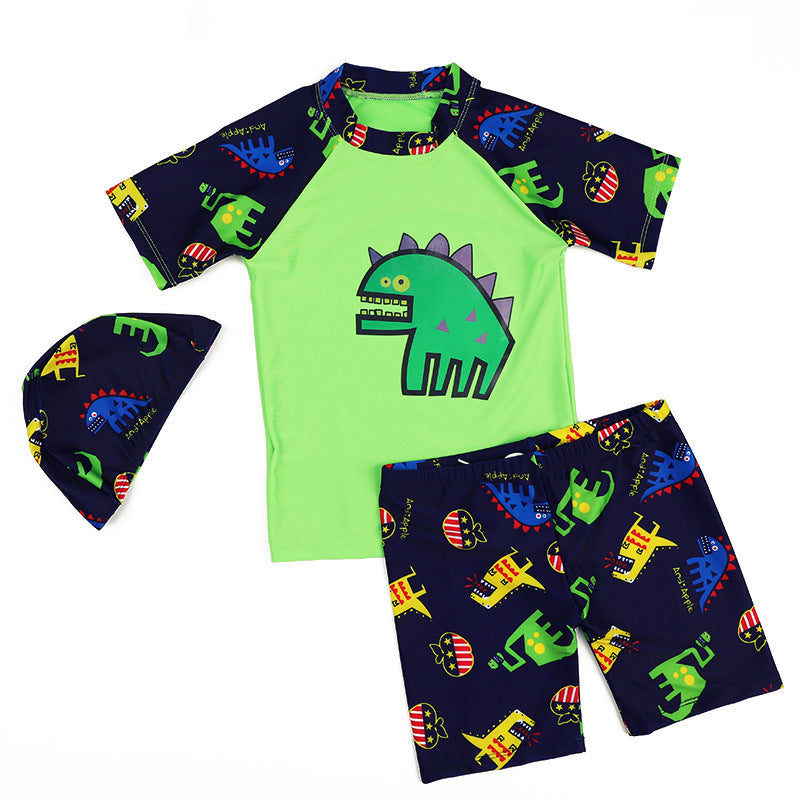 Maillot de bain pour enfants garçons Boxer fendu maillot de bain bébé maillot de bain dessin animé séchage rapide maillot de bain garçon
