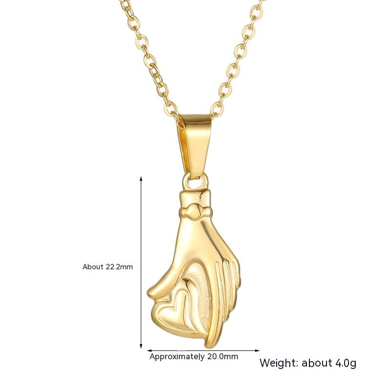 Women's Fashion Casual Hand-held Love Necklace