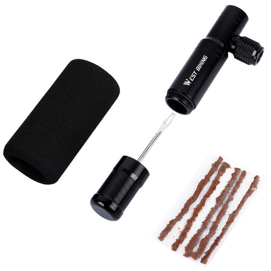 Pompe portative multifonctionnelle d'outil de réparation de pneu d'équipement d'équitation d'urgence de vélo