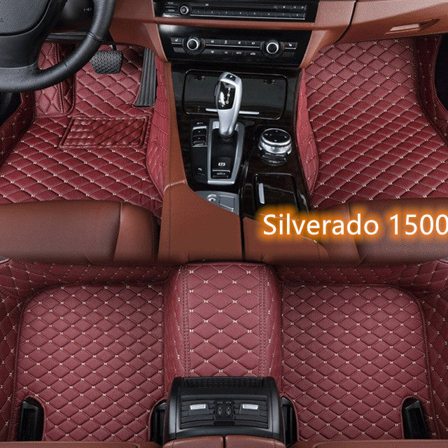 Alfombrilla de cuero para coche completamente rodeada, protección para todo tipo de clima