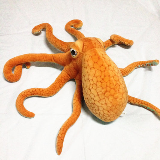 Orange Octopus Soft Stuffed Plush Toy