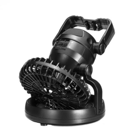 Lampe de ventilateur de camping multifonctionnelle à 18 LED