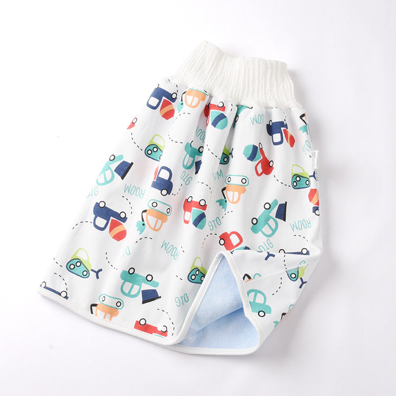 Jupe couche bébé en coton et fibre de bambou
