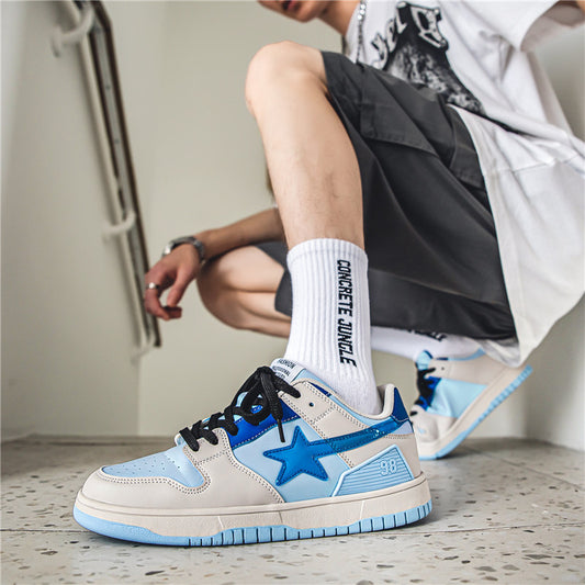 Zapatilla deportiva informal con degradado de caña baja para hombre