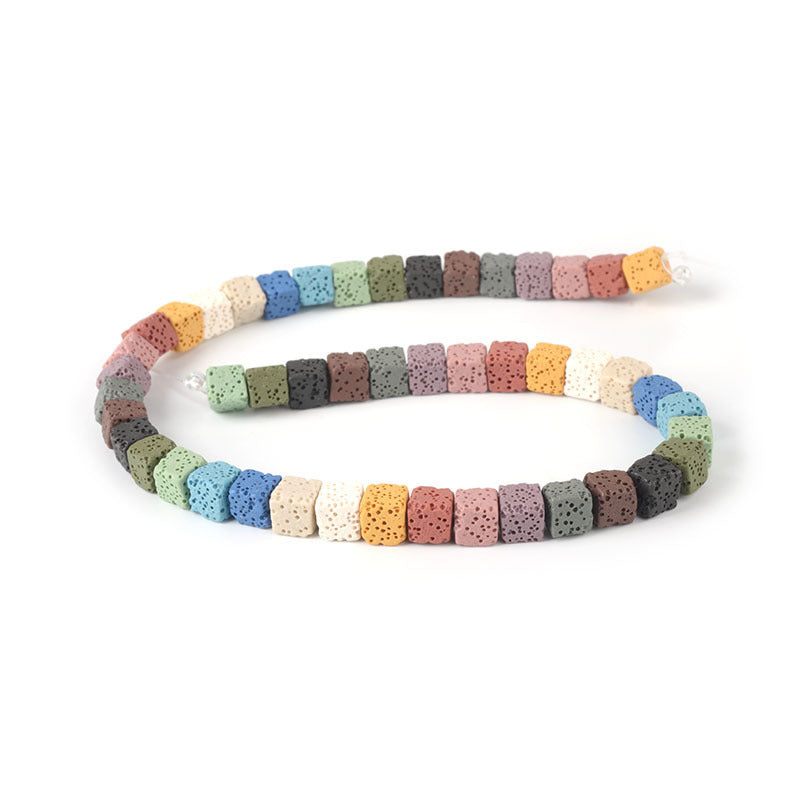 Couleur roche volcanique bricolage accessoires de bijoux en perles faits à la main