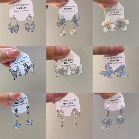 High Sense Light Luxury Temperament New Summer Exquisite Special Interest Earrings Women