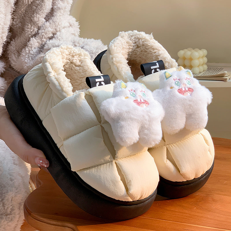 Chaussures En Coton À Plateforme De Couple Automne Et Hiver