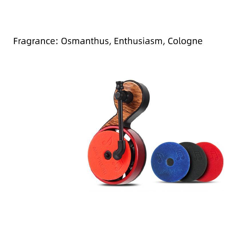 Aromatherapy air outlet ornaments for record players