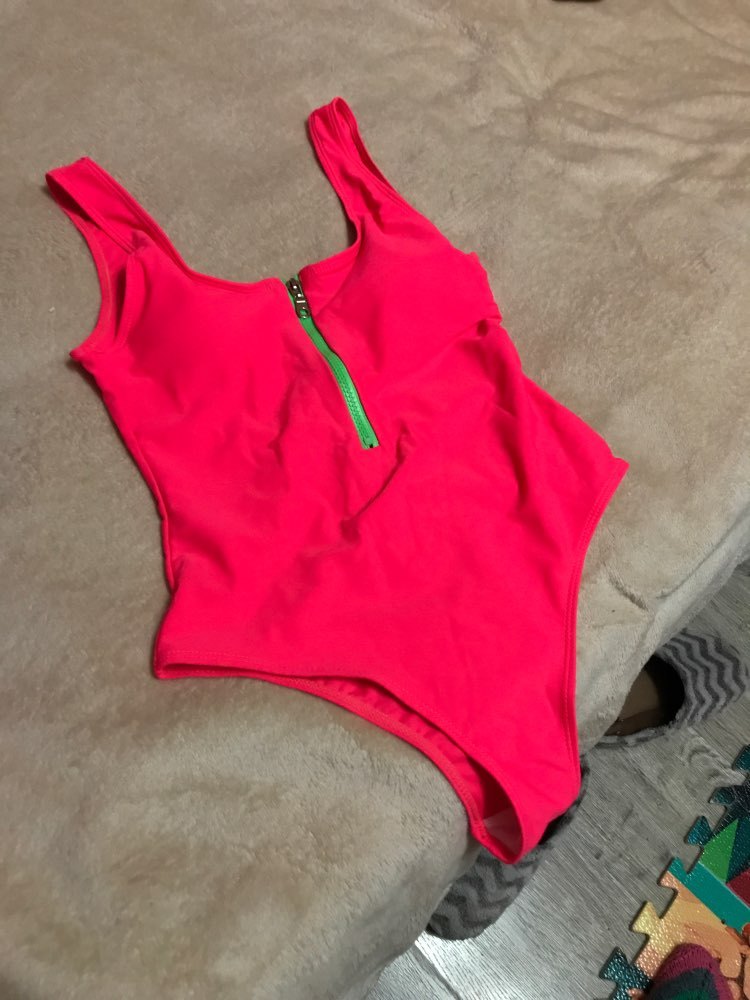 Maillot de bain une pièce imprimé, sexy, fermeture éclair, pour femmes