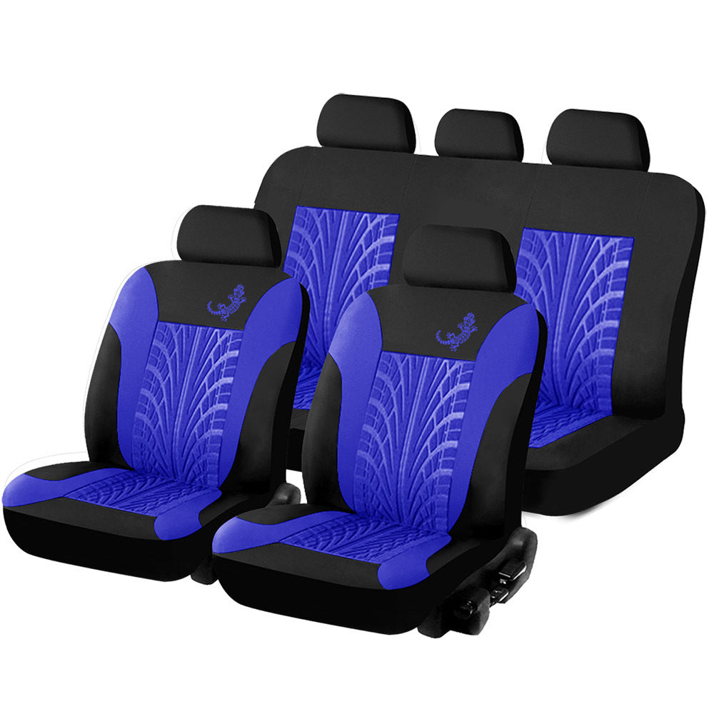 Housse de siège universelle pour voiture, 9 pièces en tissu maille Gecko
