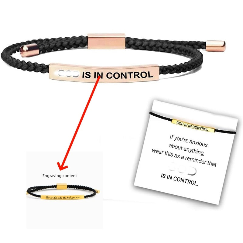 Simple All-match Stainless Steel Woven Bracelet