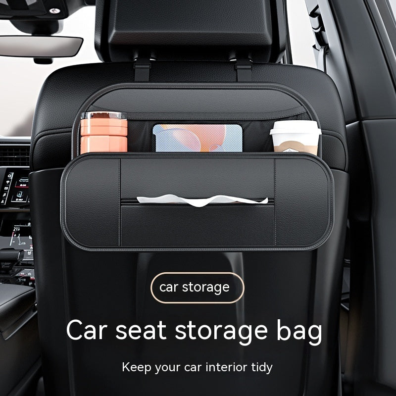 Bolsa de almacenamiento trasera para asiento de coche