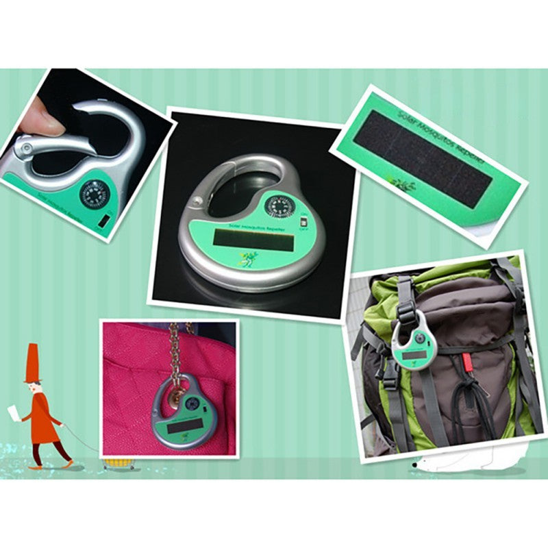 Répulsif électronique ultrasonique de moustique de charge solaire portative