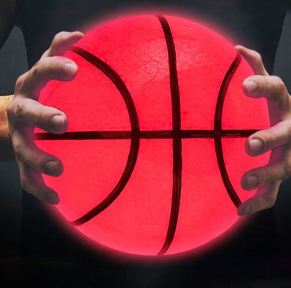 LED basket-ball éclairer lumineux Streetball classique taille 7 lumineux basket-ball brillant pour cadeau d'anniversaire