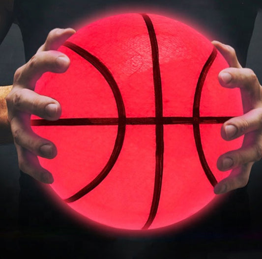 Baloncesto LED iluminado brillante Streetball clásico tamaño 7 baloncesto luminoso brillante para regalo de cumpleaños
