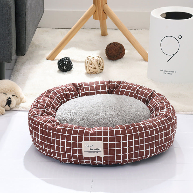 Nid de tarte au lin pour garder les animaux au chaud