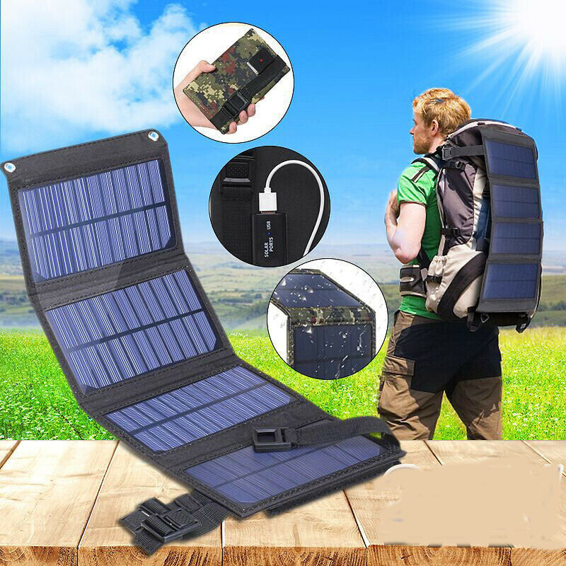 Panneau de batterie pliable solaire portatif de l'interface USB 20W5V