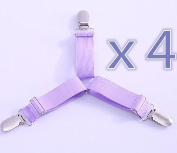 Cubierta de sábana con clips para cama