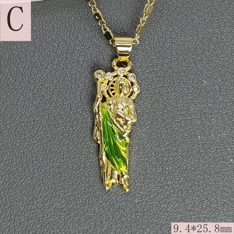 Collier religieux St Jude à la mode