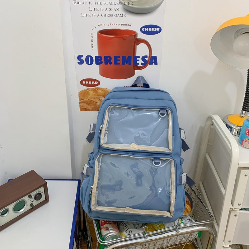 La mochila de los estudiantes de secundaria y preparatoria es linda