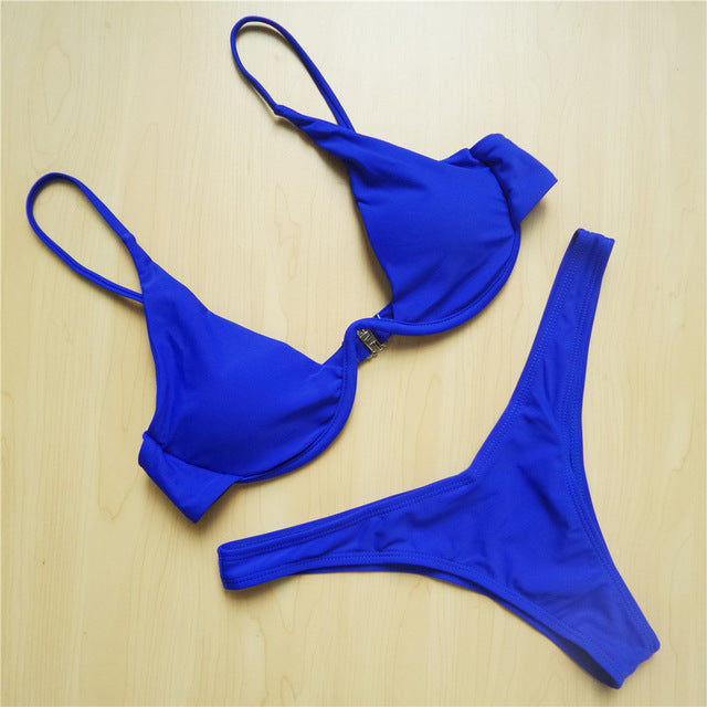 Maillots de bain sexy pour femmes, bikini, push-up, maillots de bain