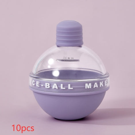 Moule à boules de glace sphérique pour whisky, plateau à glace en Silicone de qualité alimentaire, artefact créatif de boule de glace fait maison