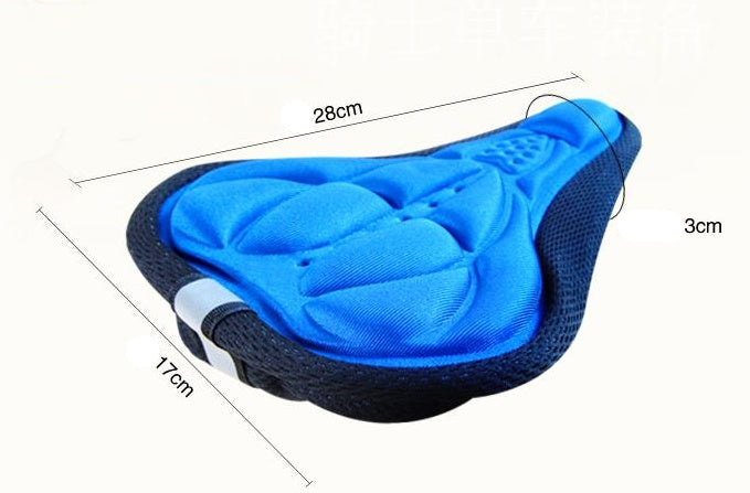 Housse de siège respirante 3D de couleur tapis respirant en relief pour vélo