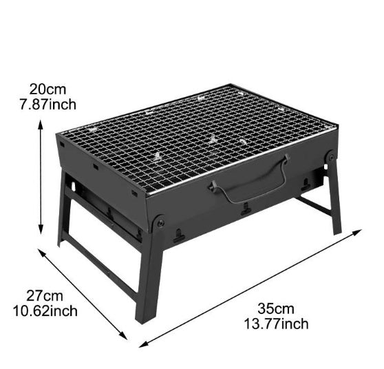 Grille de gril pliante portative