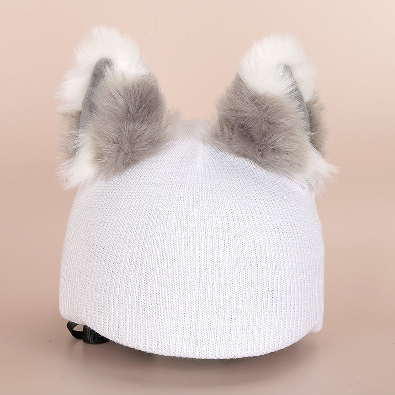 Cute Cartoon Helmet And Hat Cover
