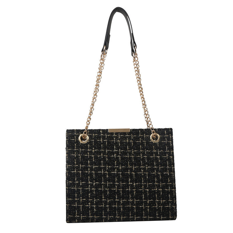 Bolso de hombro con cadena para mujer de gran capacidad